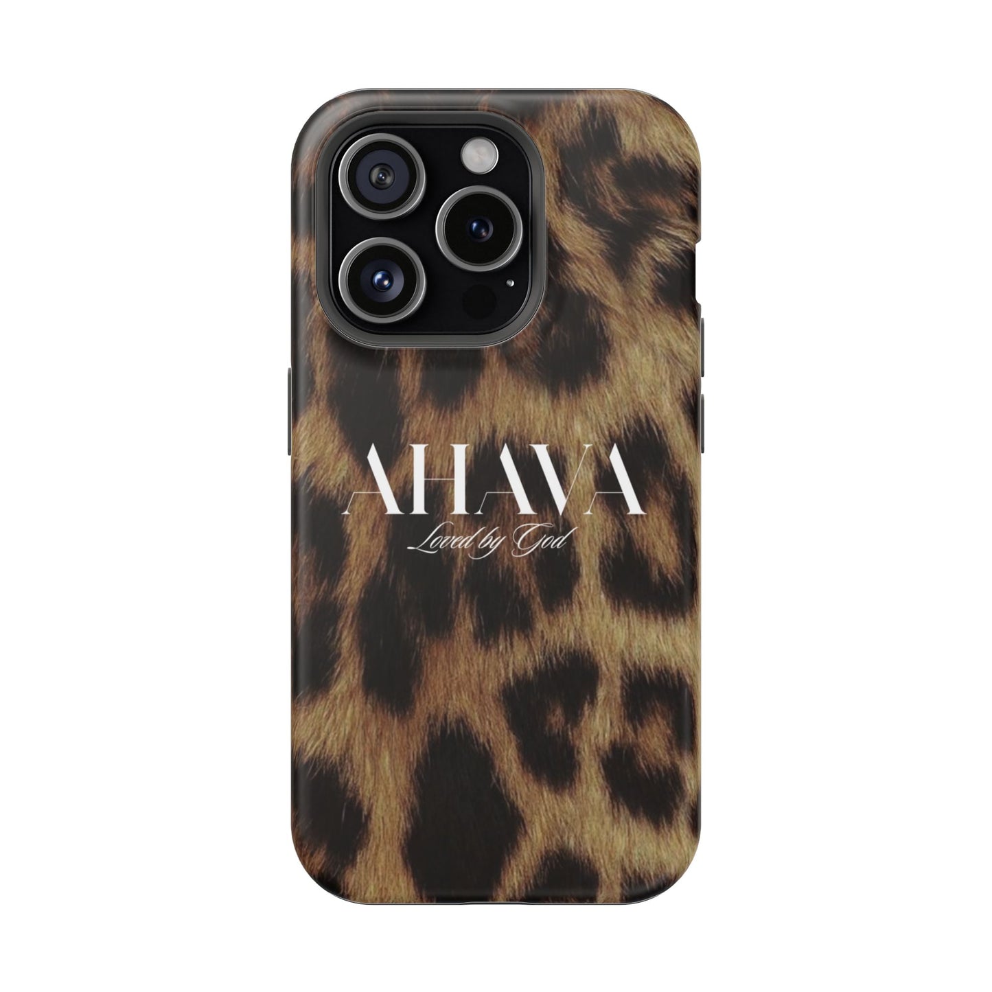 Leopard Print Ahava Phone Case