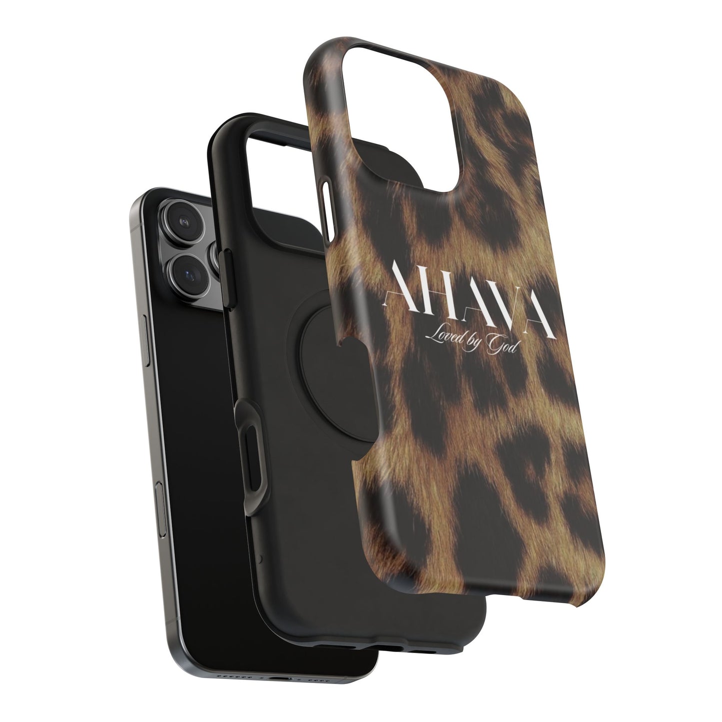 Leopard Print Ahava Phone Case