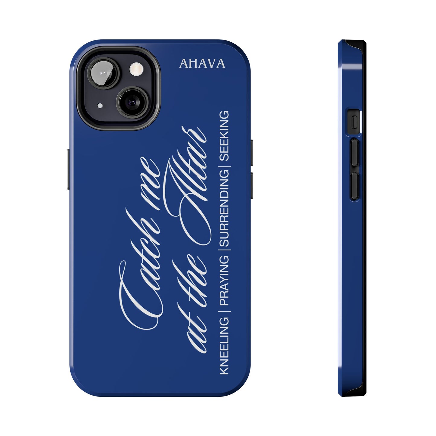 "Catch Me at the Altar" Blue Phone Case