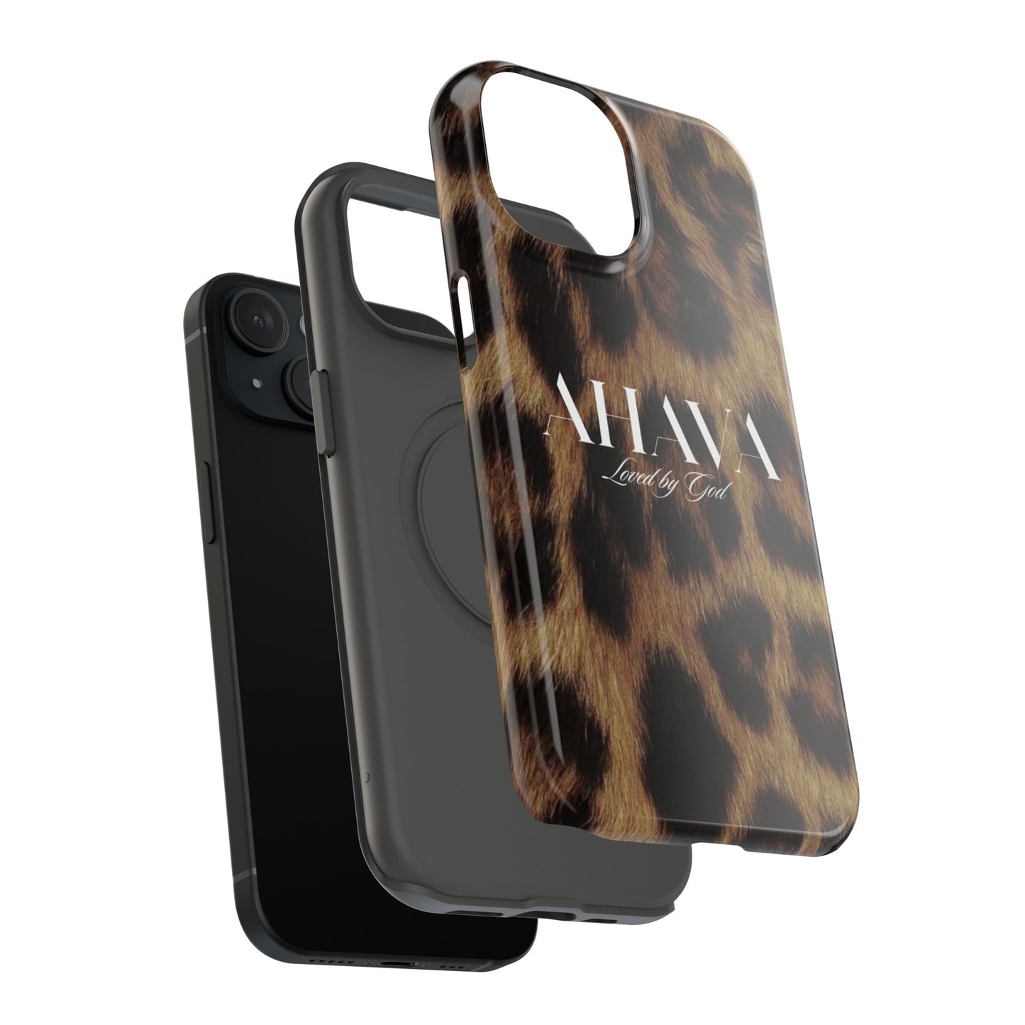 Leopard Print Ahava Phone Case