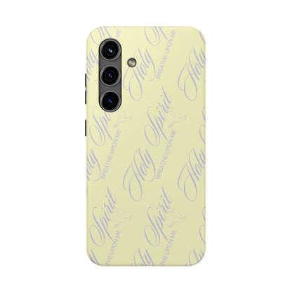 "Holy Spirit, Breathe Upon me" Buttercream Phone Case