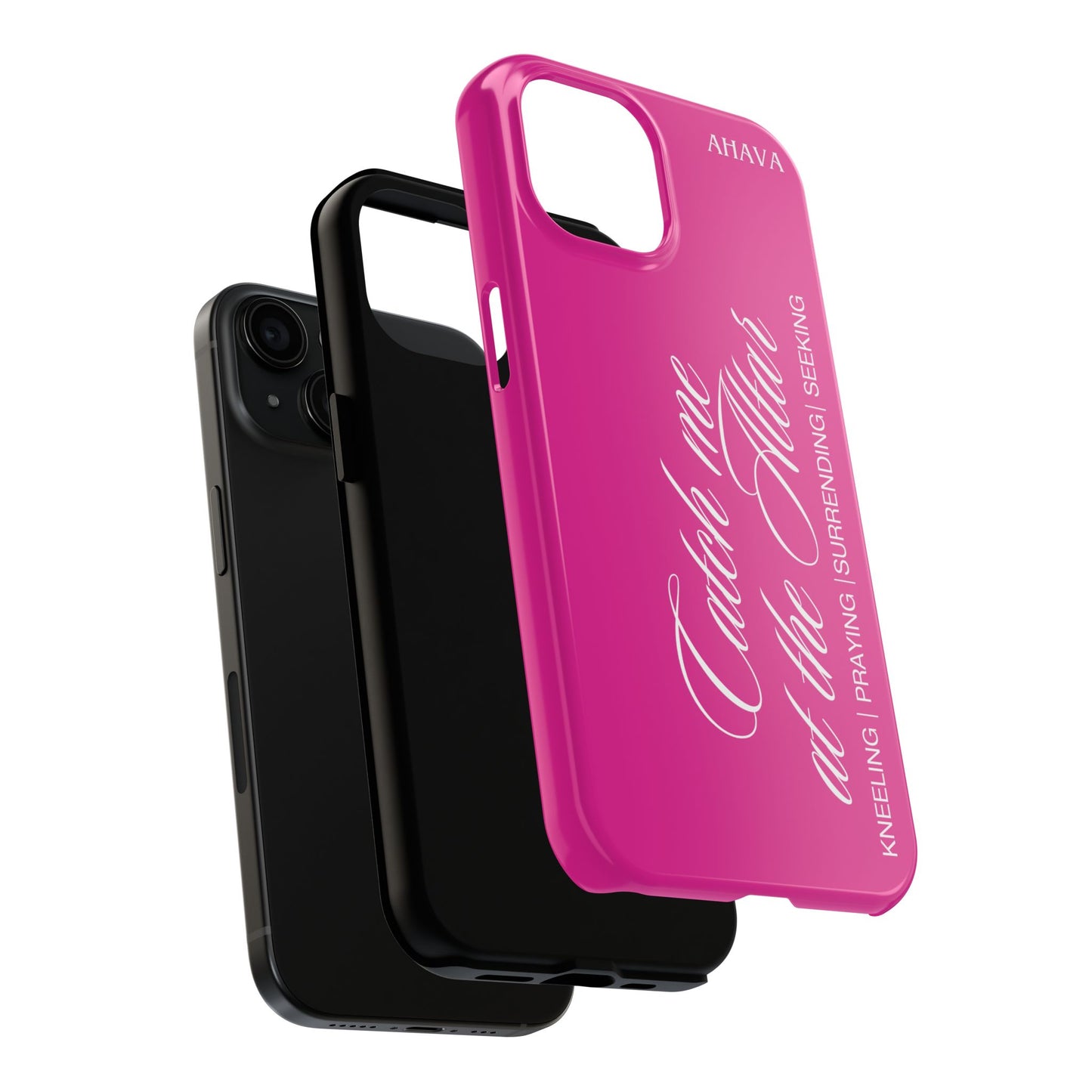 "Catch Me at the Altar" Hot Pink Phone Case