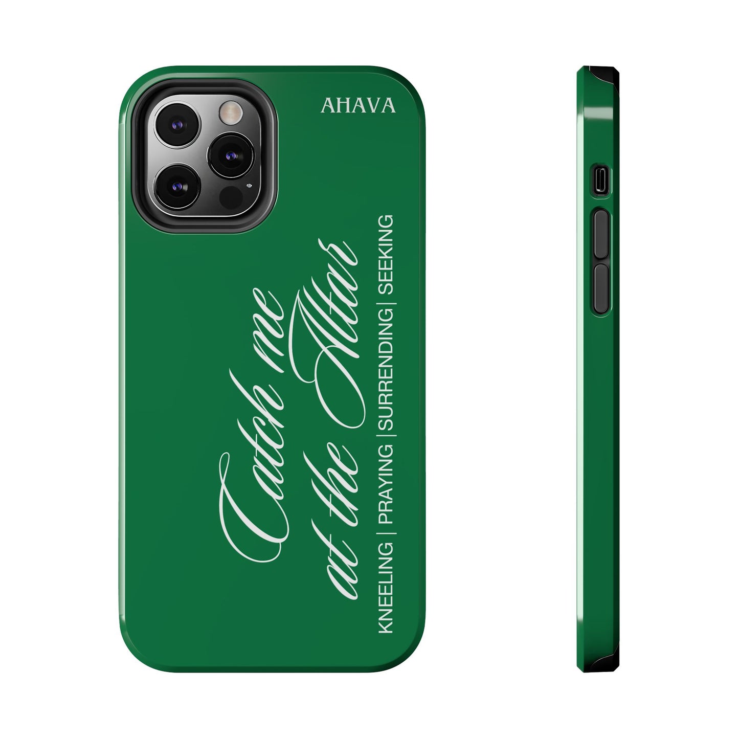 "Catch Me at the Altar" Green Phone Case