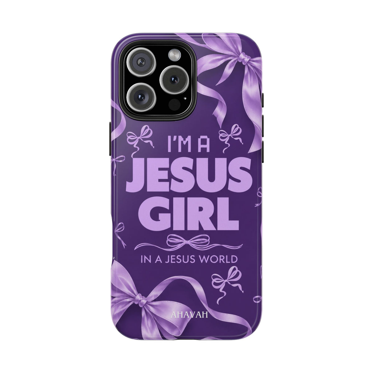 I'm a Jesus Girl Phone Case - Purple