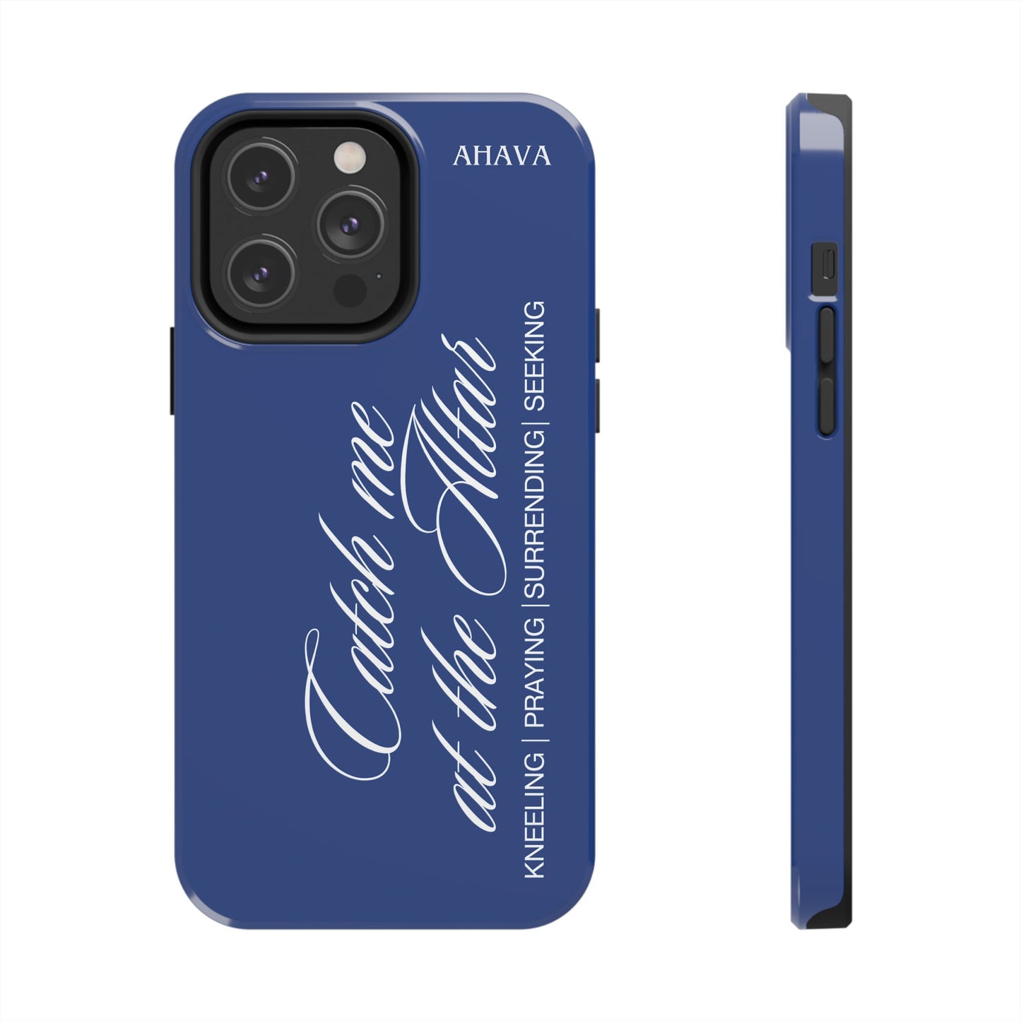 "Catch Me at the Altar" Blue Phone Case