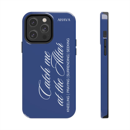 "Catch Me at the Altar" Blue Phone Case