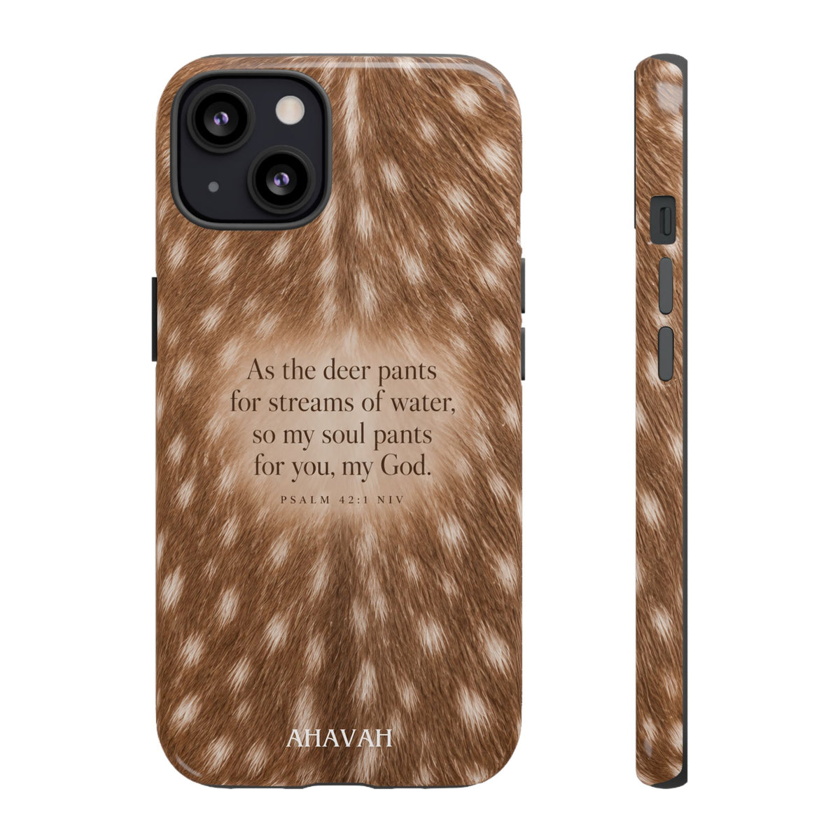 Psalm 42:1 Fawn Print Phone Case