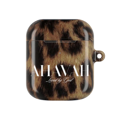 Copy of Personalized : Ahava Leopard Airpod Case
