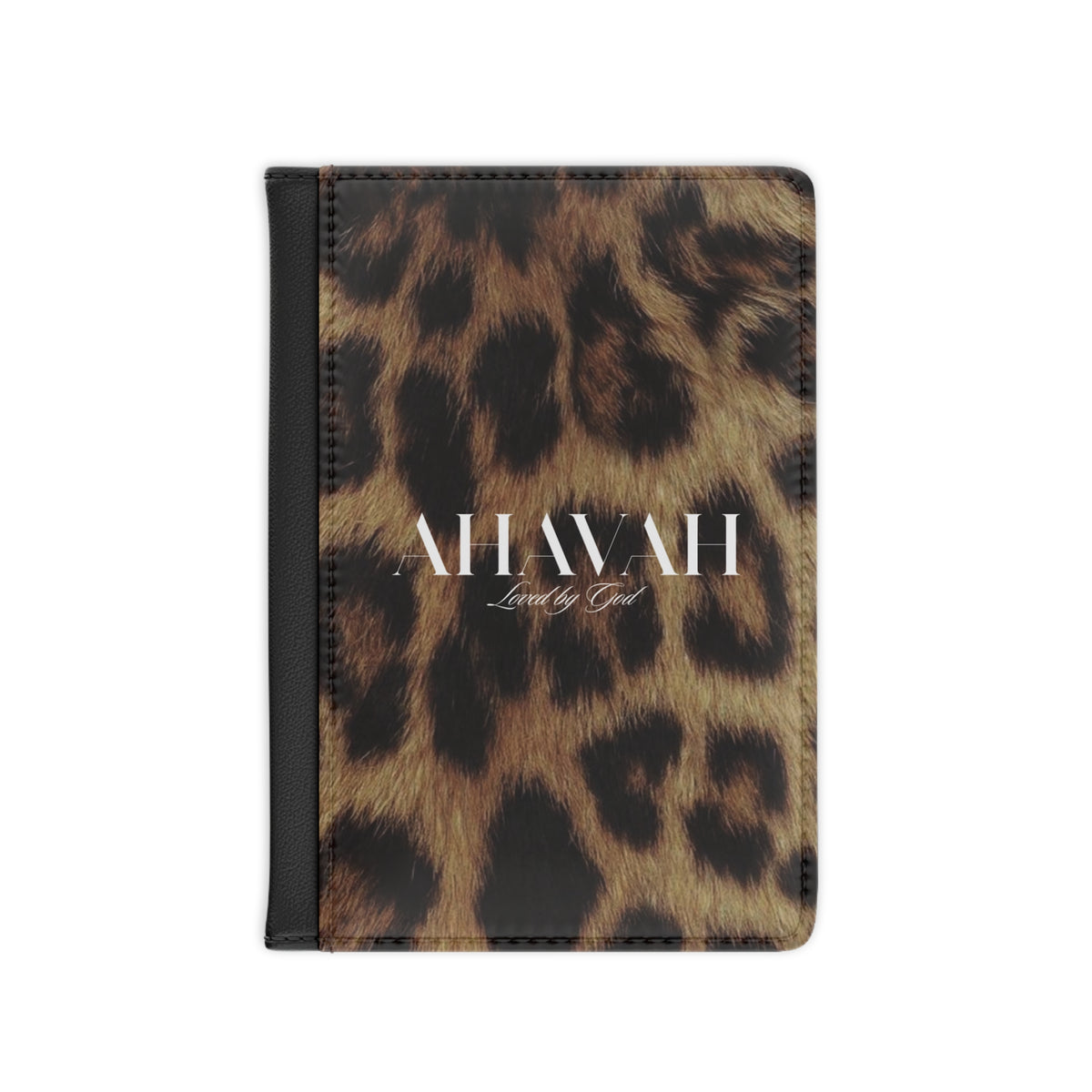 AHAVAH Leopard Passport Case – Loved by God