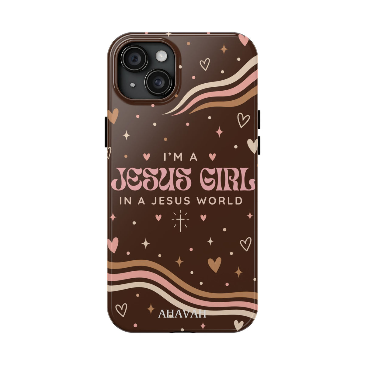 I'm a Jesus Girl Phone Case (Mocha / Brown)