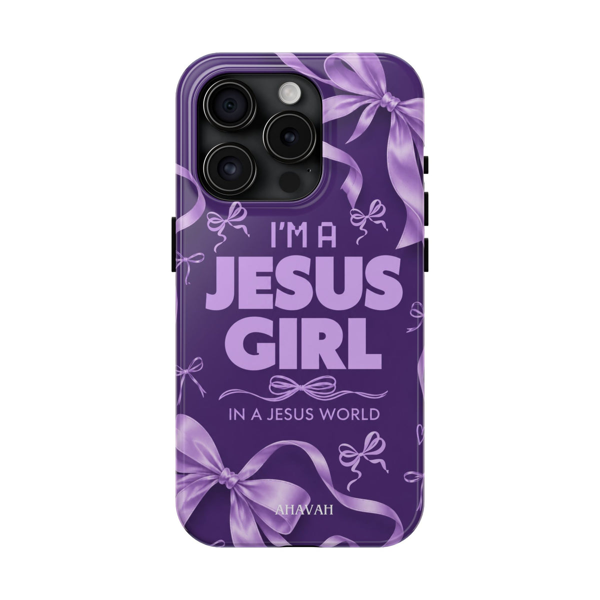 I'm a Jesus Girl Phone Case - Purple