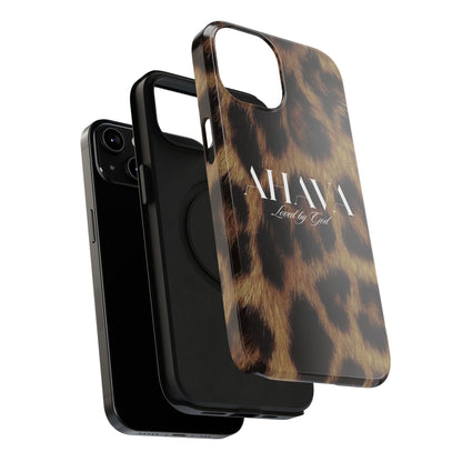Leopard Print Ahava Phone Case