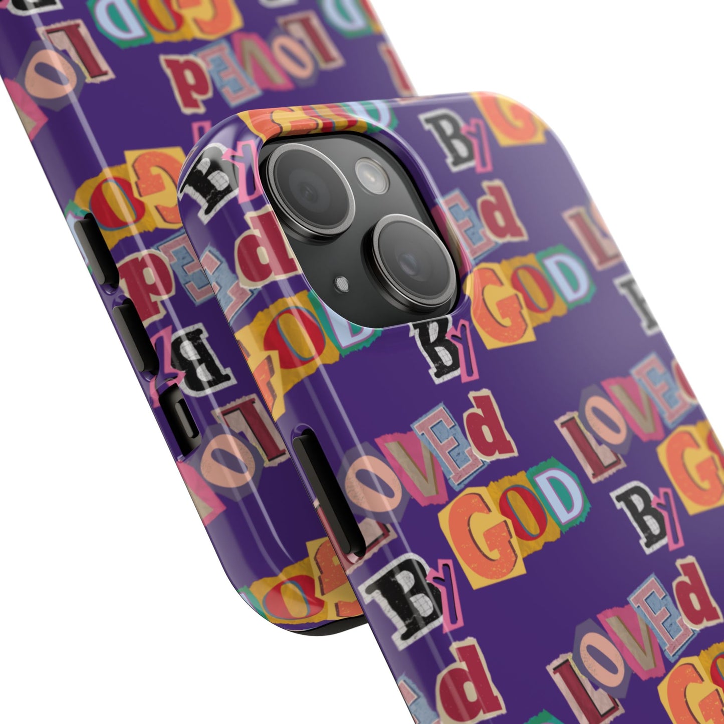 "Loved by God" Purple Phone Case