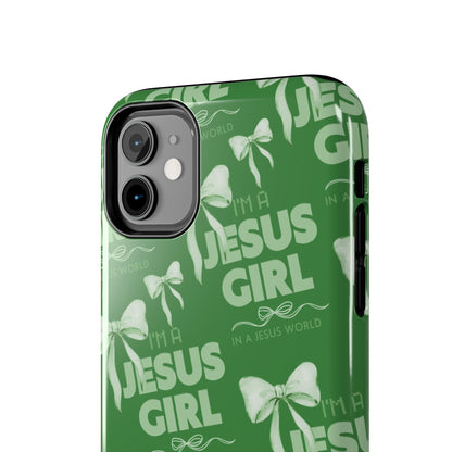I'm a Jesus Girl Case - Green