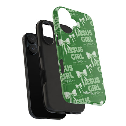 I'm a Jesus Girl Case - Green