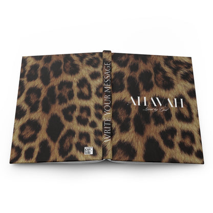 Luxe Leopard AHAVAH Hardcover Journal