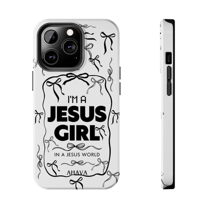 I'm a Jesus Girl  Case - black