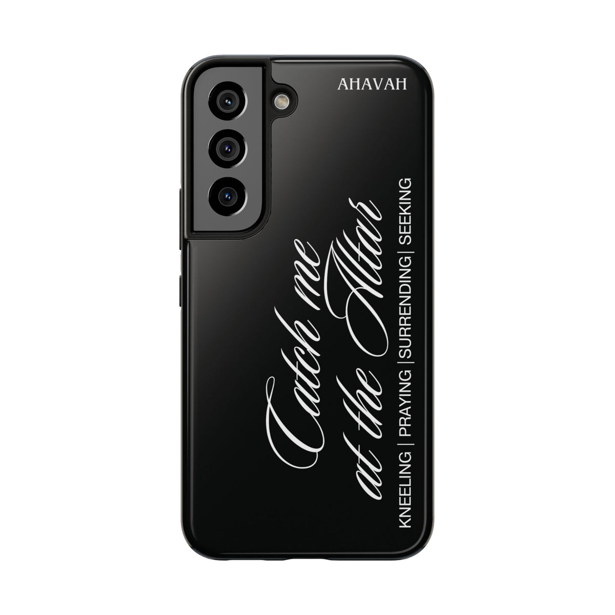 Catch Me at the Altar Black Phone Case
