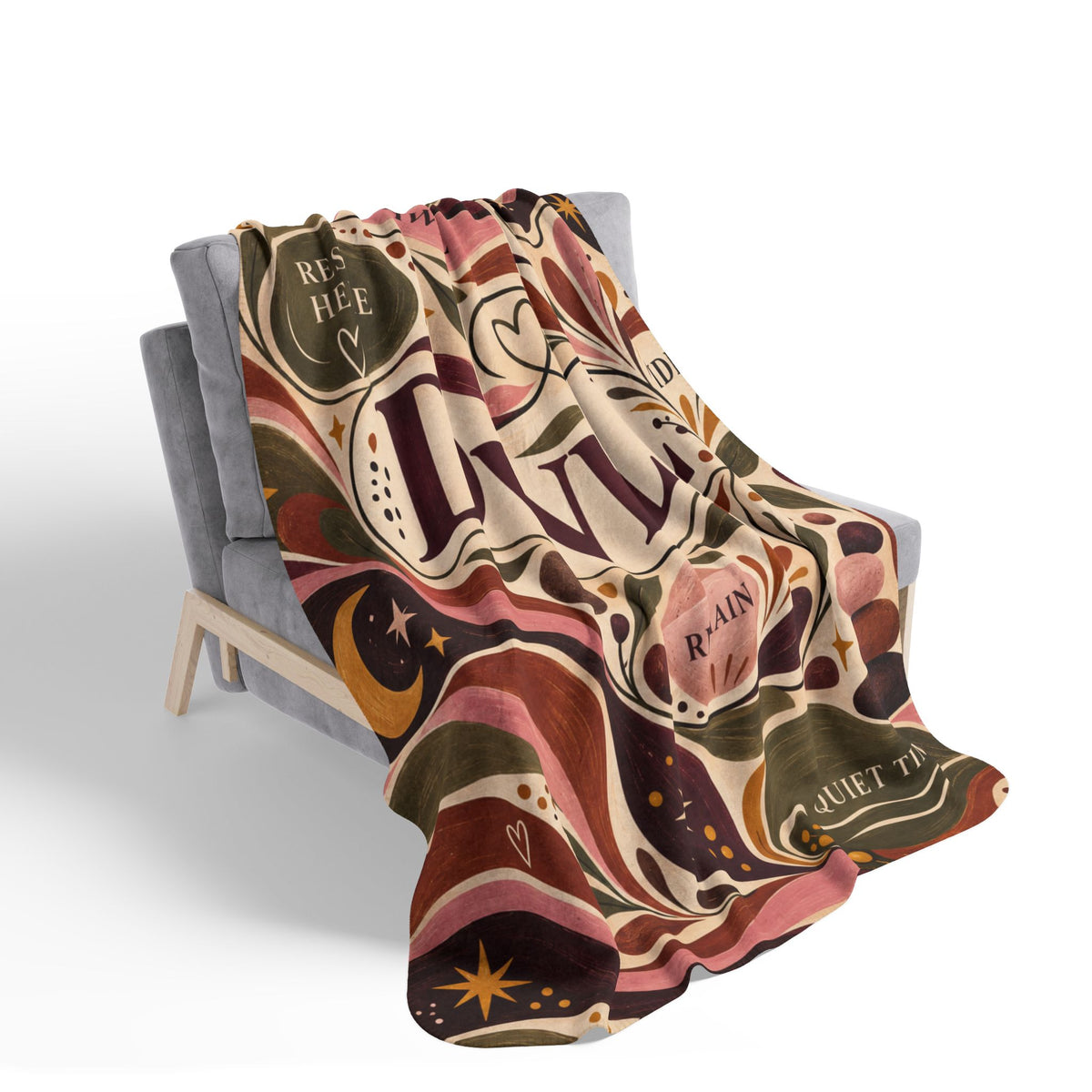 Dwell in His Presence | Sherpa Fleece Prayer Blanket