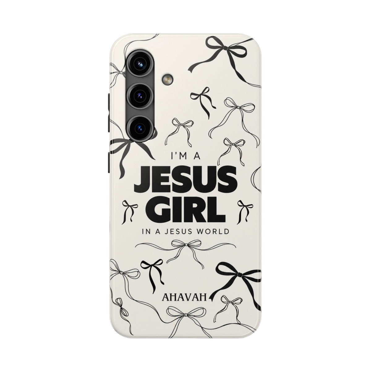 I'm a Jesus Girl White Phone Case