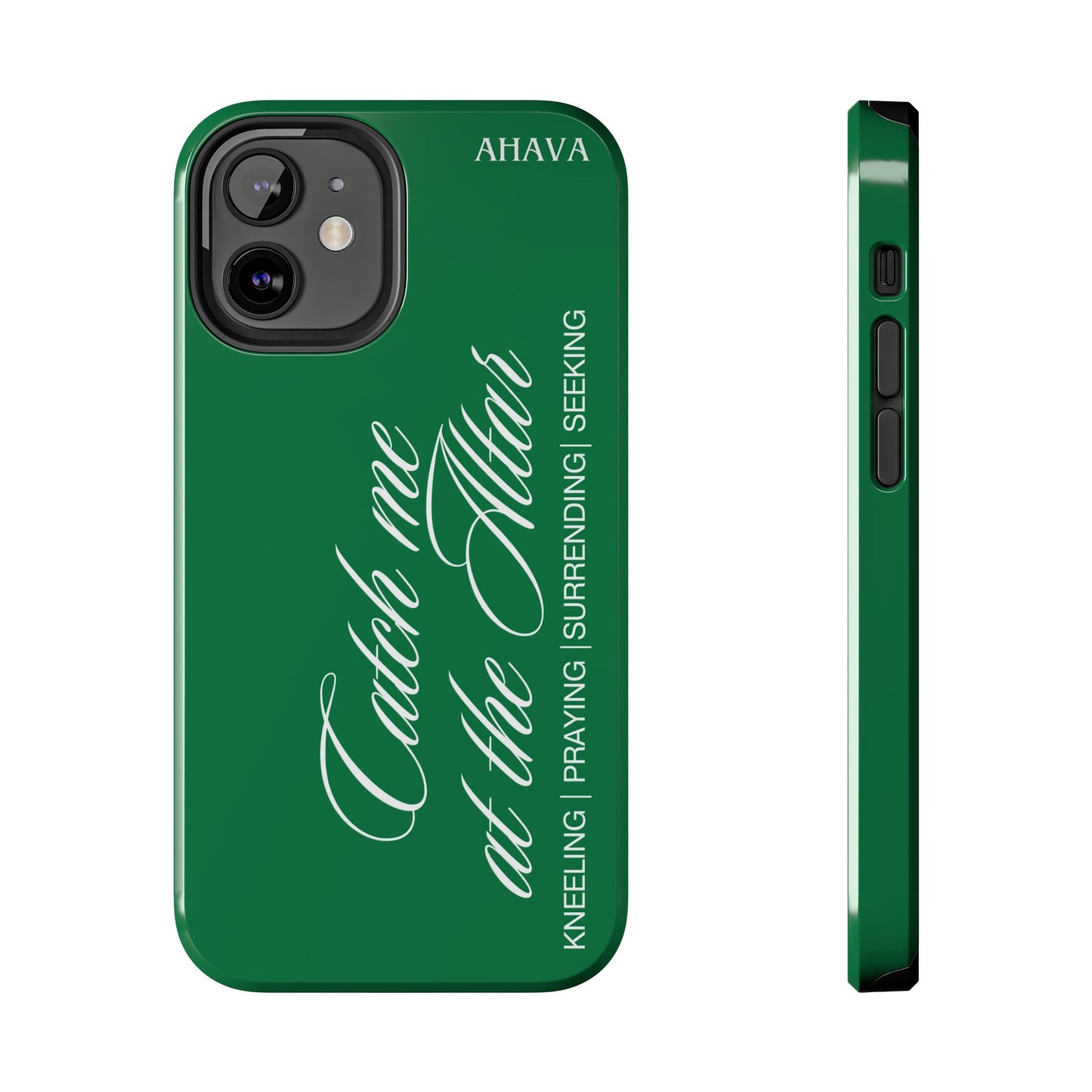 "Catch Me at the Altar" Green Phone Case