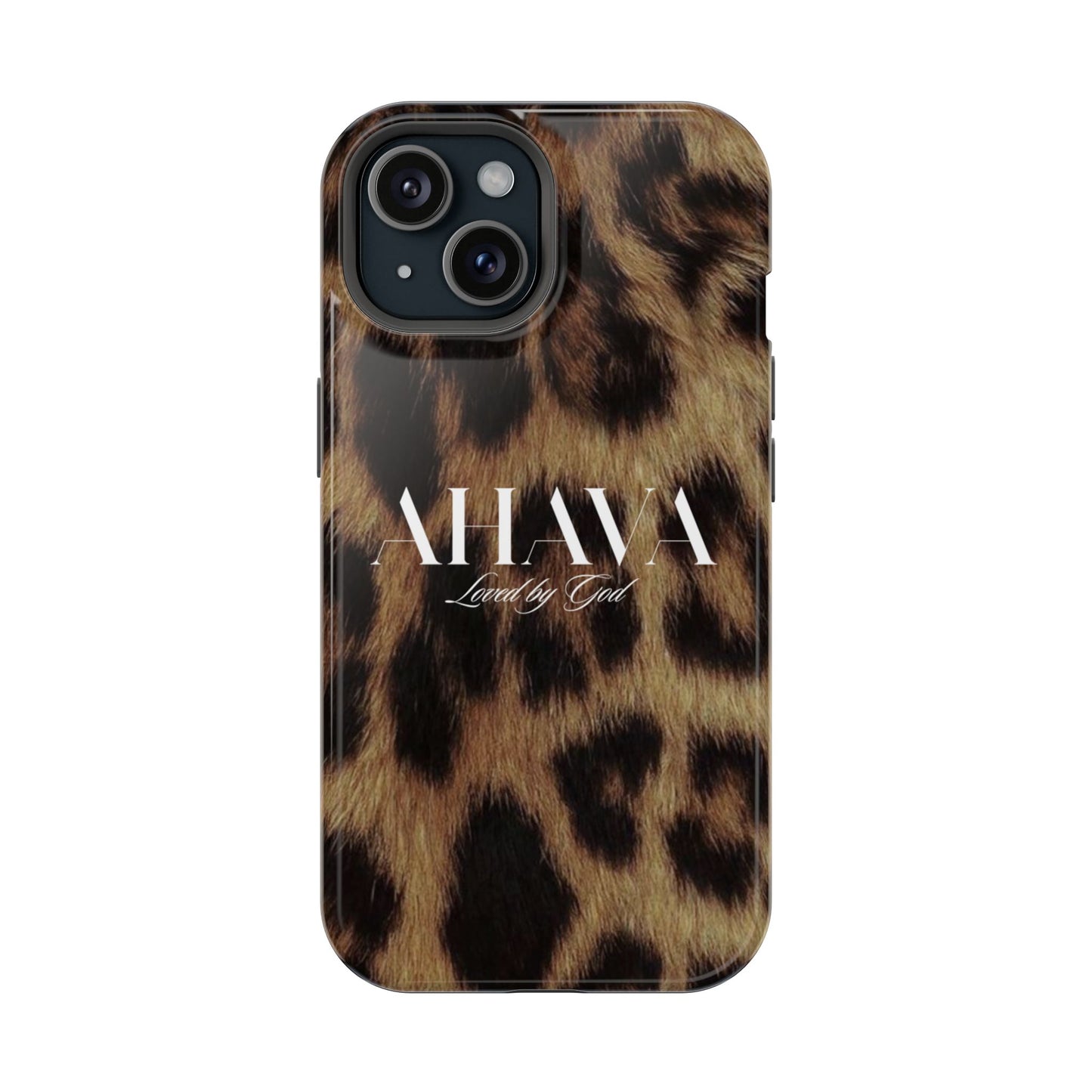 Leopard Print Ahava Phone Case
