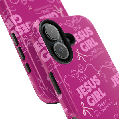 I'm a Jesus Girl Phone Case - Pink