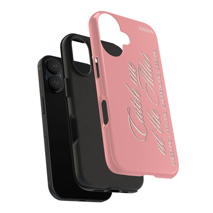 "Catch Me at the Altar" Dusty Rose Phone Case