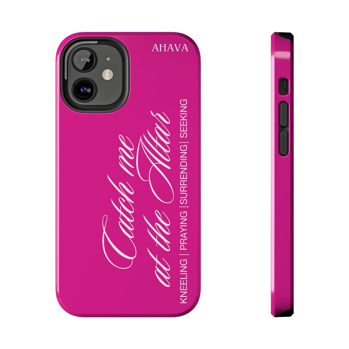 "Catch Me at the Altar" Hot Pink Phone Case