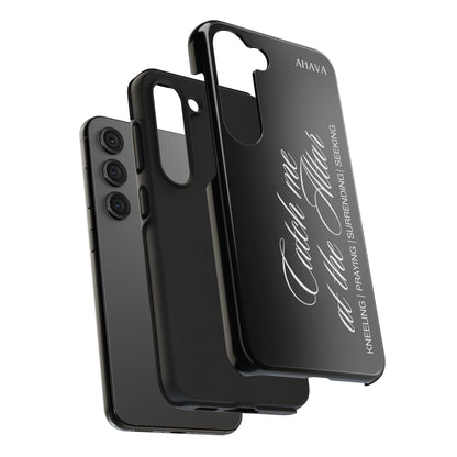 "Catch Me at the Altar" Black Phone Case