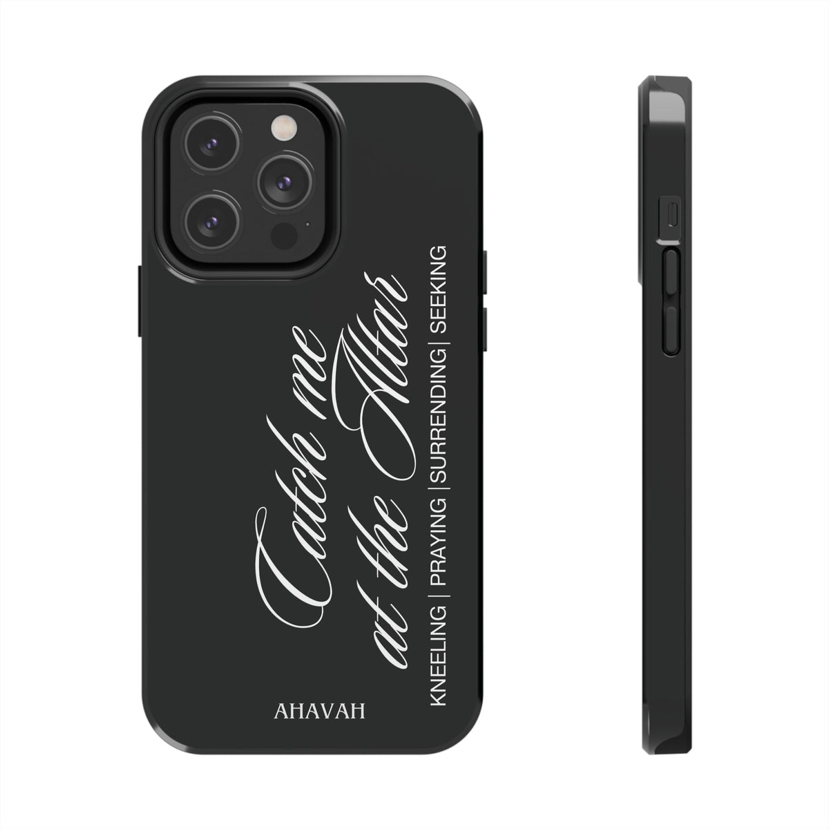 Catch Me at the Altar Black Phone Case
