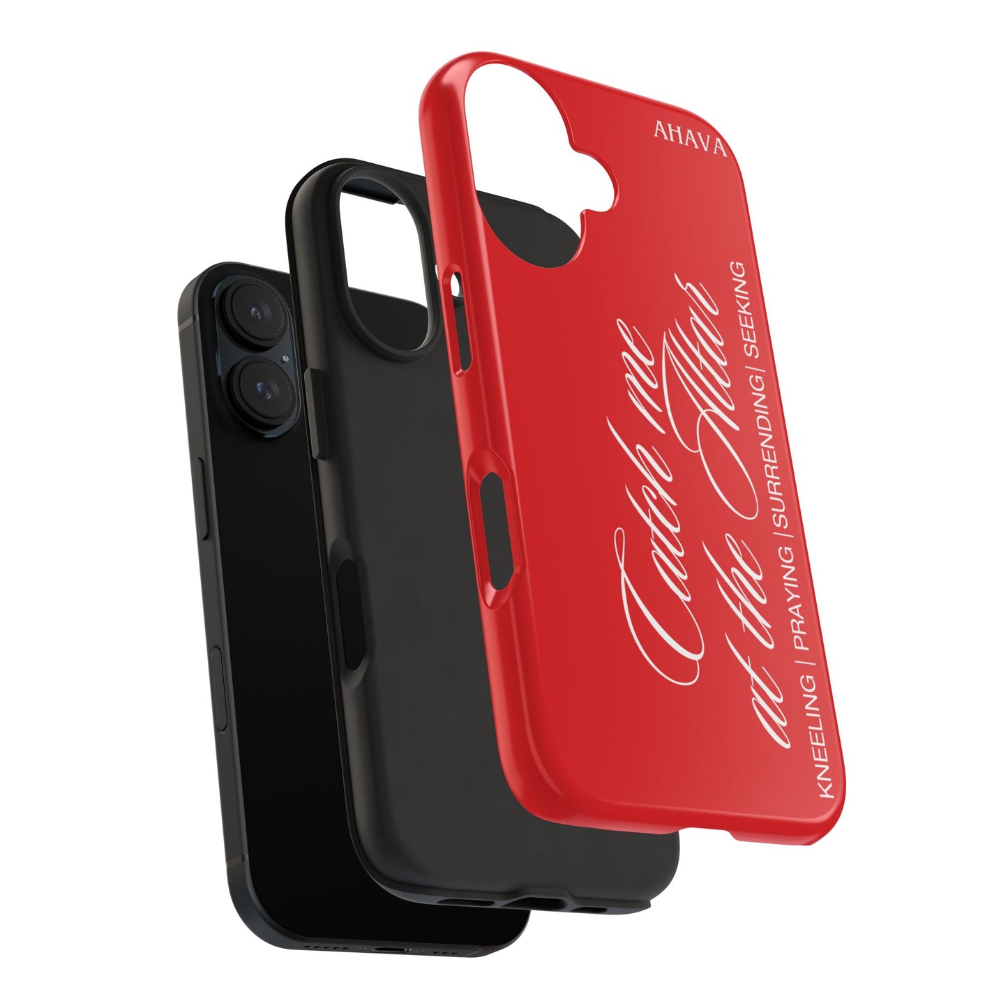 "Catch Me at the Altar" Red Phone Case