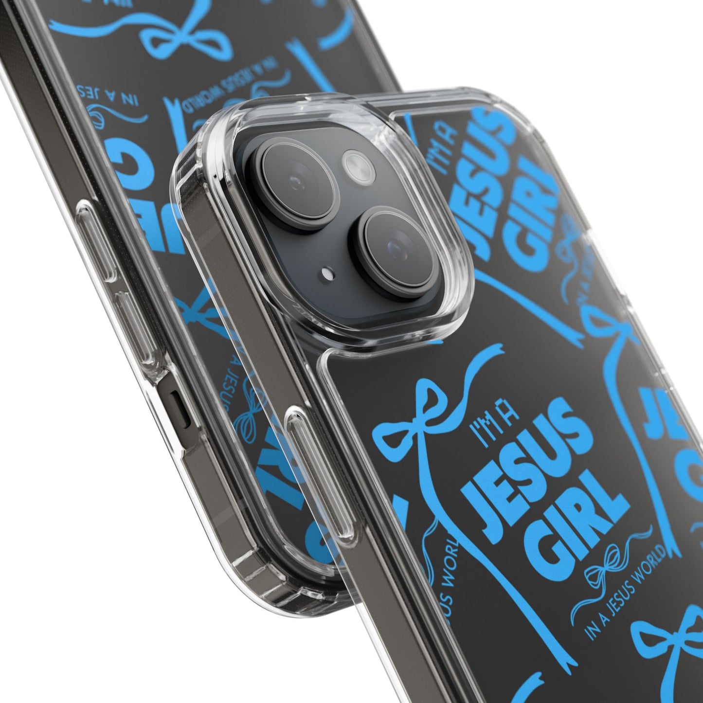 I'm a Jesus Girl Blue Case -Clear