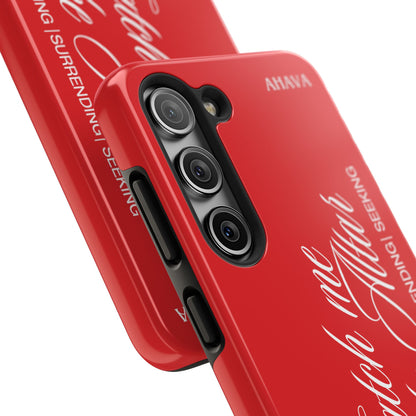 "Catch Me at the Altar" Red Phone Case