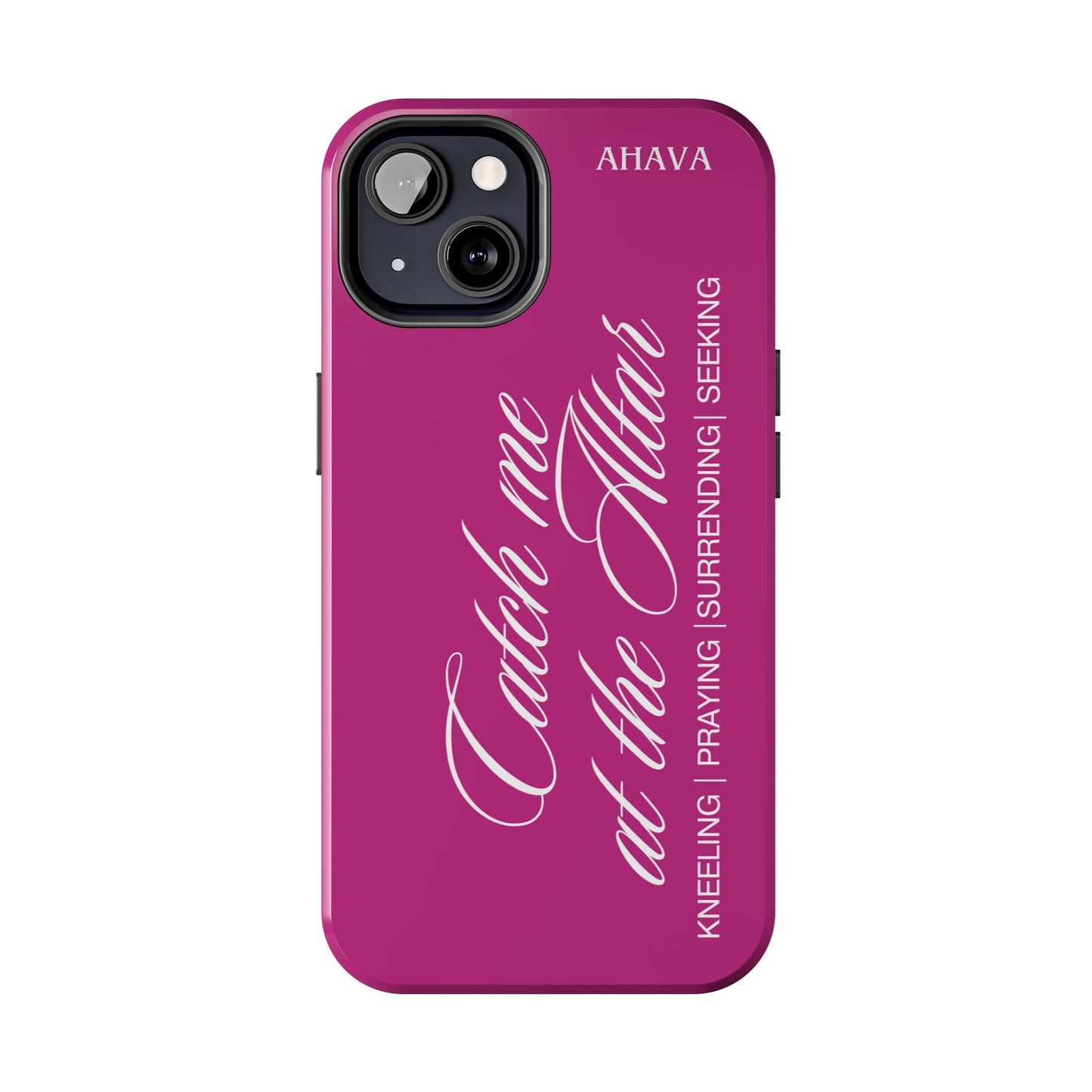"Catch Me at the Altar" Pink Phone Case