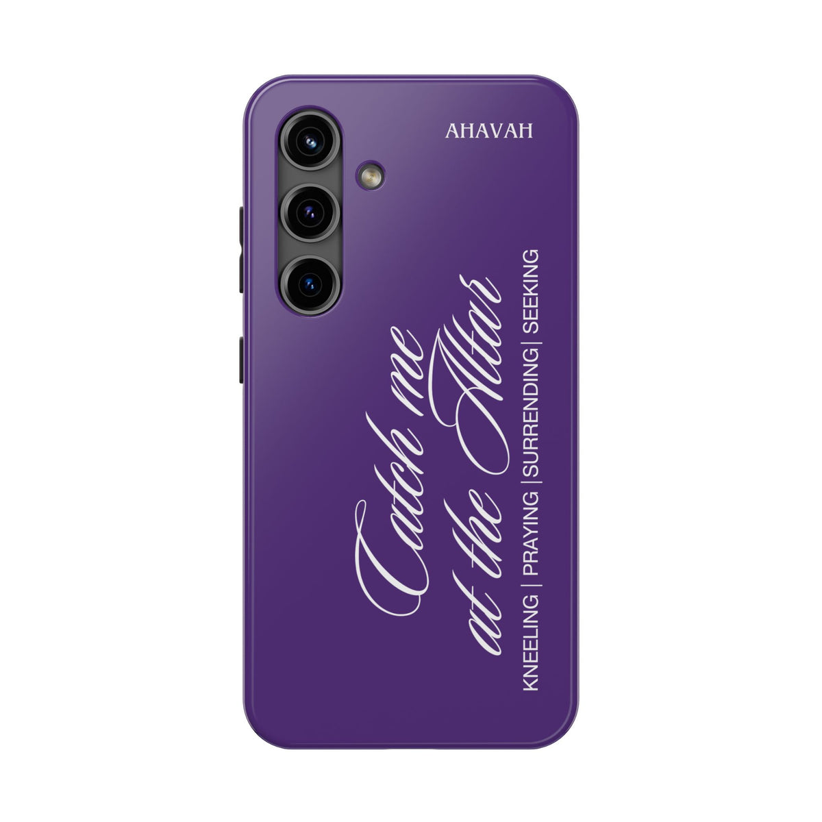 Catch Me at the Altar Phone Case | Royal Violet