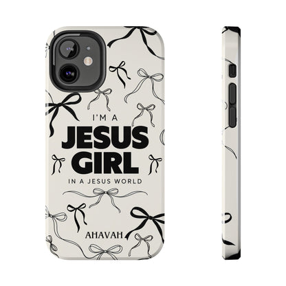 I'm a Jesus Girl White Phone Case