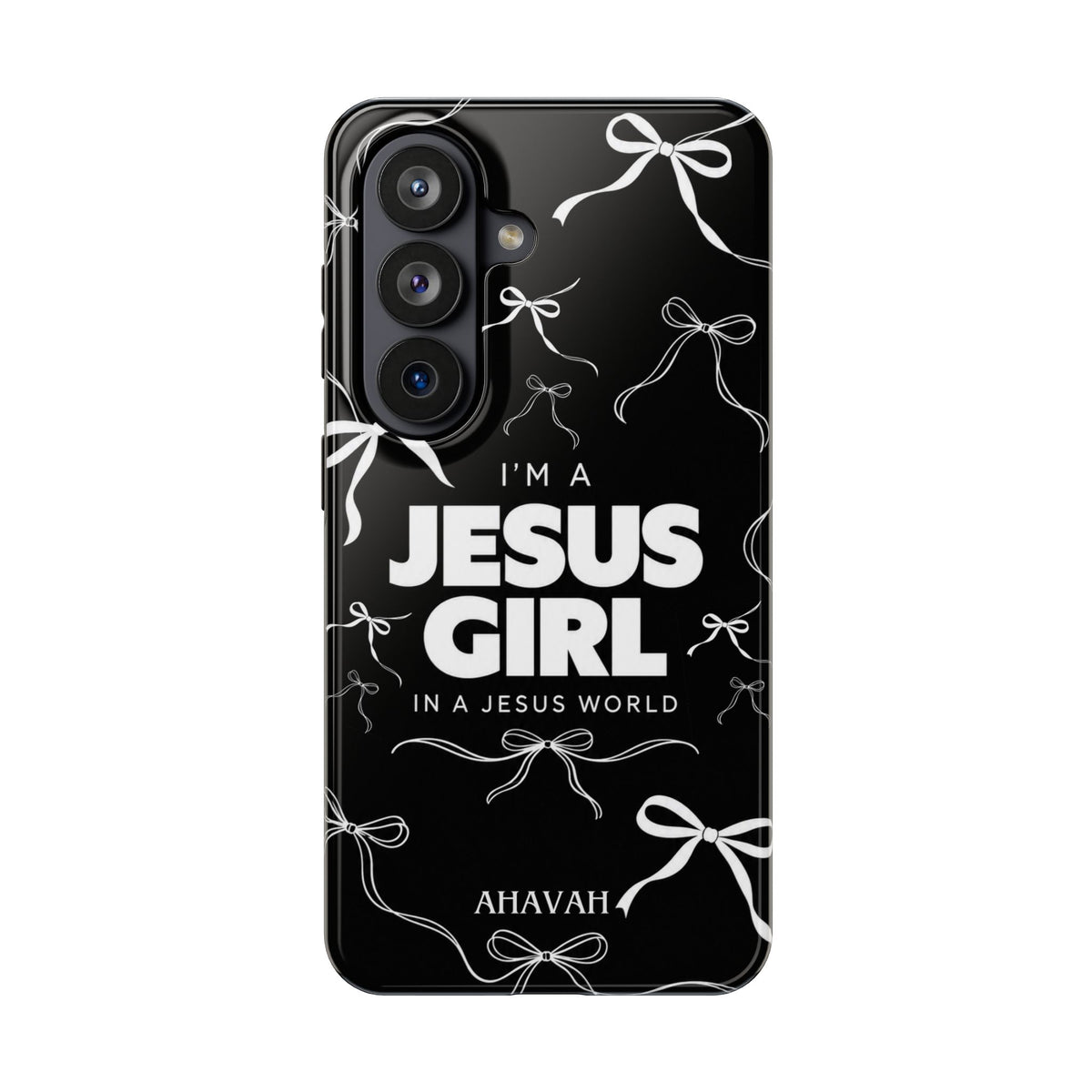 I'm a Jesus Girl Case - Midnight Black