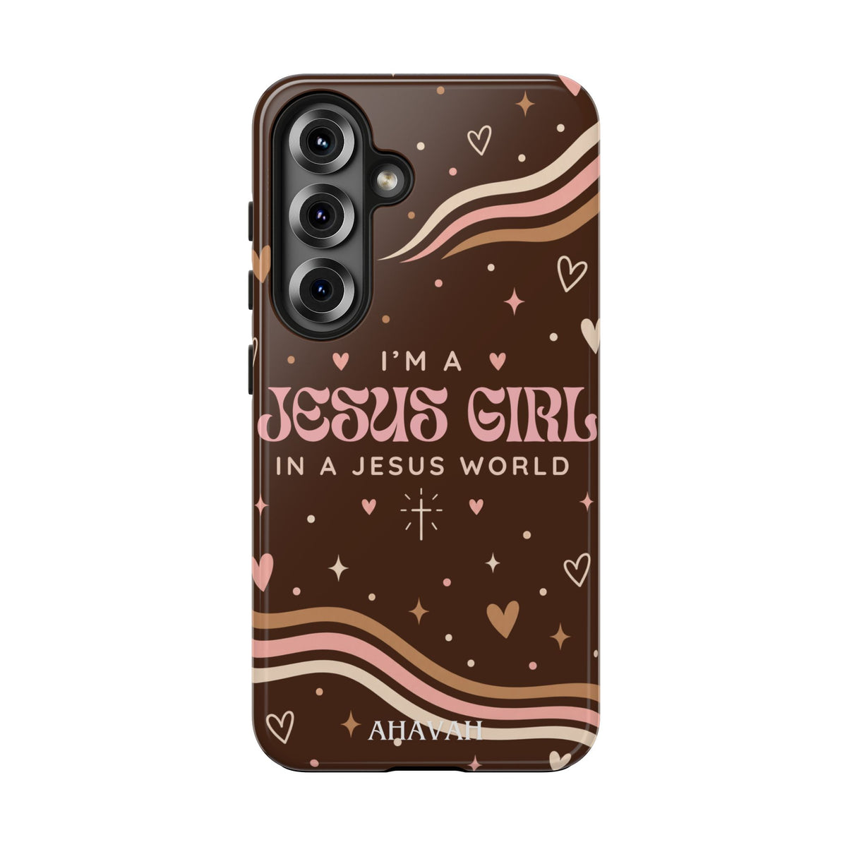 I'm a Jesus Girl Phone Case (Mocha / Brown)