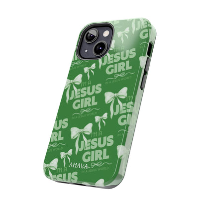 I'm a Jesus Girl Case - Green