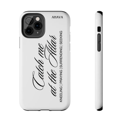 "Catch Me at the Altar" White Phone Case