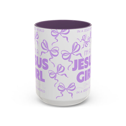 I'm a Jesus Girl Mug - Purple