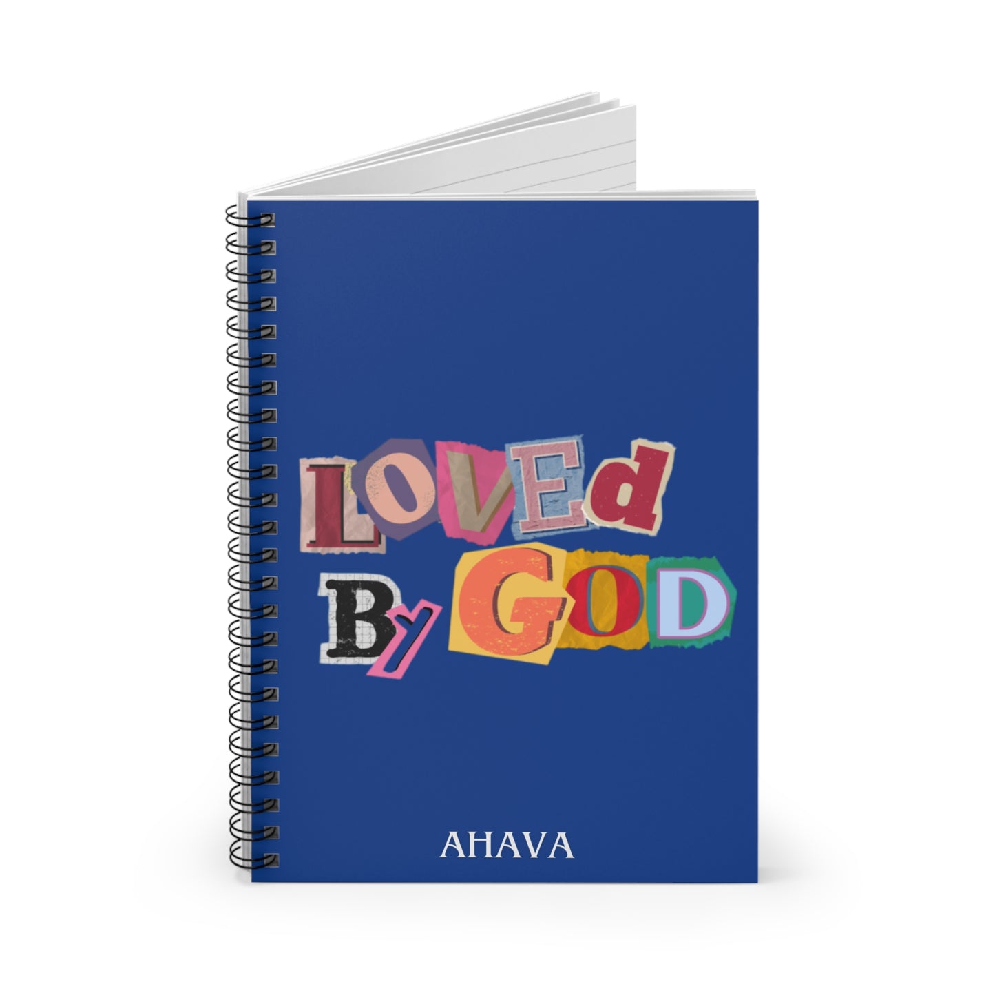 "Loved By God" Blue Notebook