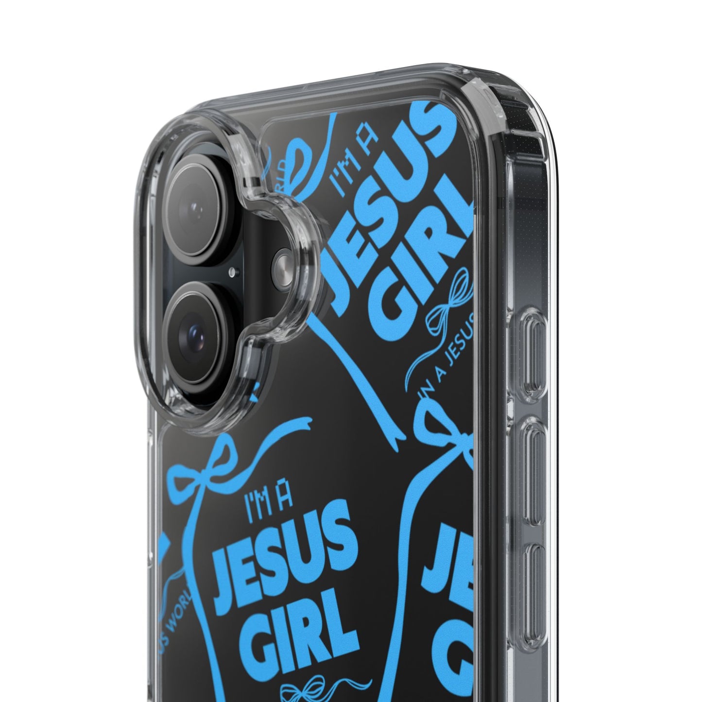 I'm a Jesus Girl Blue Case -Clear