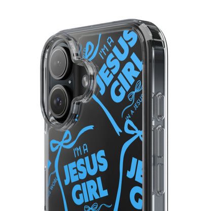 I'm a Jesus Girl Blue Case -Clear