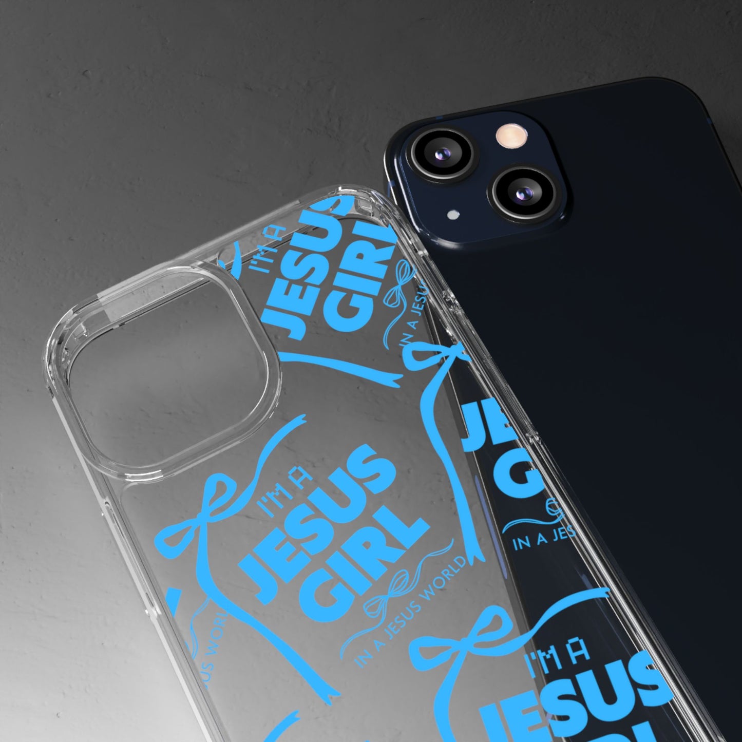 I'm a Jesus Girl Blue Case -Clear