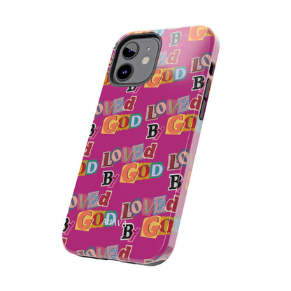 "Loved by God" Pink Phone Case