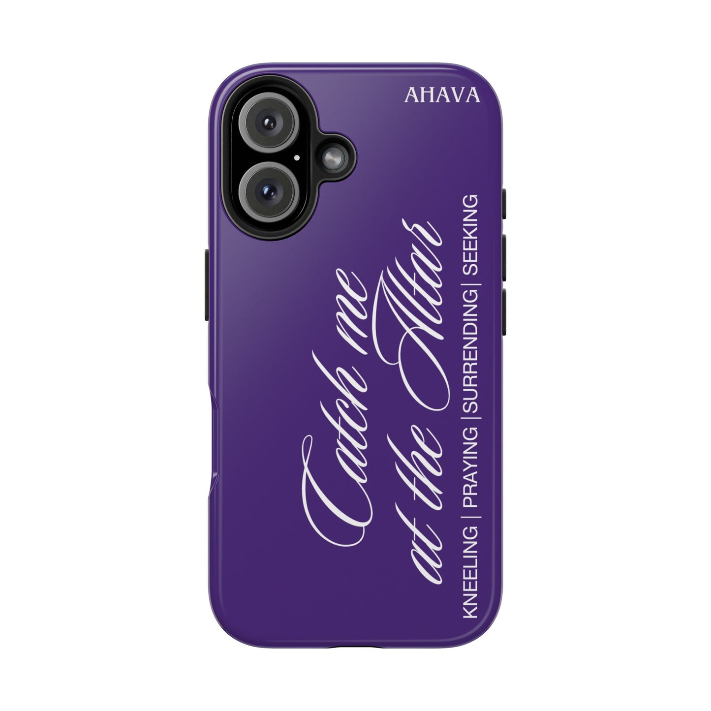 "Catch Me at the Altar" Purple Phone Case