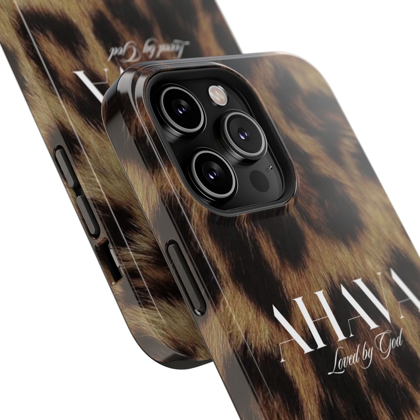 Leopard Print Ahava Phone Case