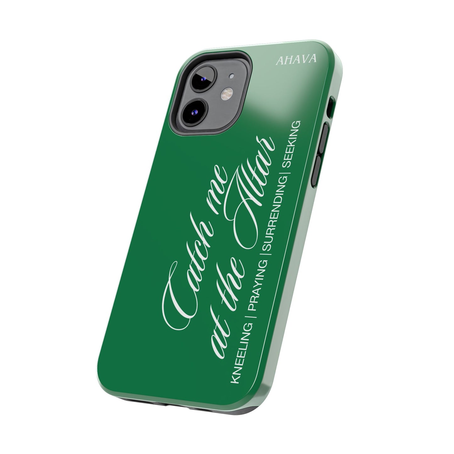 "Catch Me at the Altar" Green Phone Case